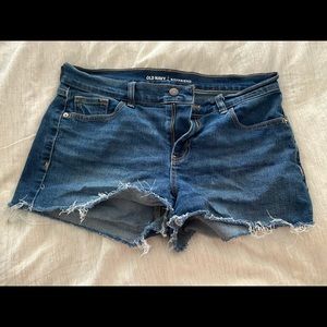 Boyfriend denim shorts